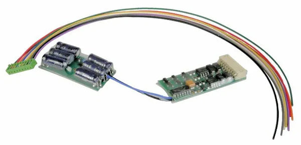 NCE 524-146 NCE DCC D13NHJ 1.3 Amp, 4 function, 9 Pin Plug w/Small No Halt Module Installed (Disc.) - Arizona Hobbies LLC