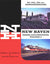 New Haven diesel locomotives book featuring colorful images of trains in various views and historical context