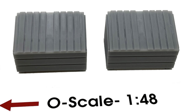 Closed Dumpsters (set of 2) O-Scale