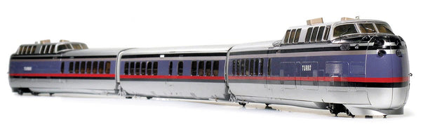 Rapido 203509 - UAC TurboTrain 3-Car Set w/ DCC and Sound Amtrak (AMTK) #50-70-51 - HO Scale
