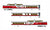 Rapido 203509 - UAC TurboTrain 3-Car Set w/ DCC and Sound Amtrak (AMTK) #50-70-51 - HO Scale