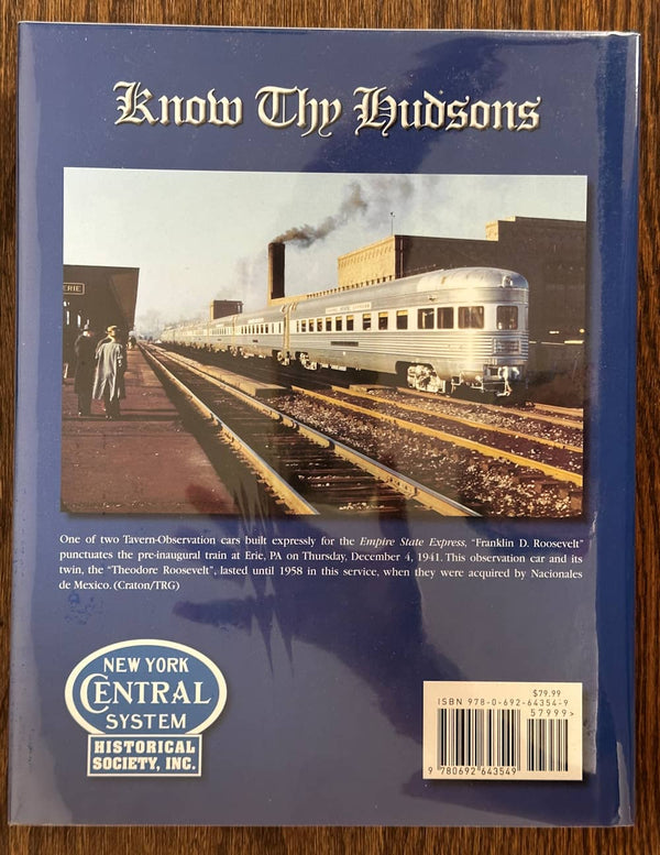 Know Thy Hudsons: The 4-6-4s of the New York Central (As New Condition)