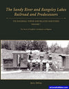 The Sandy River and Rangeley Lakes Railroad book detailing historical railroads, towns, and industries in Maine