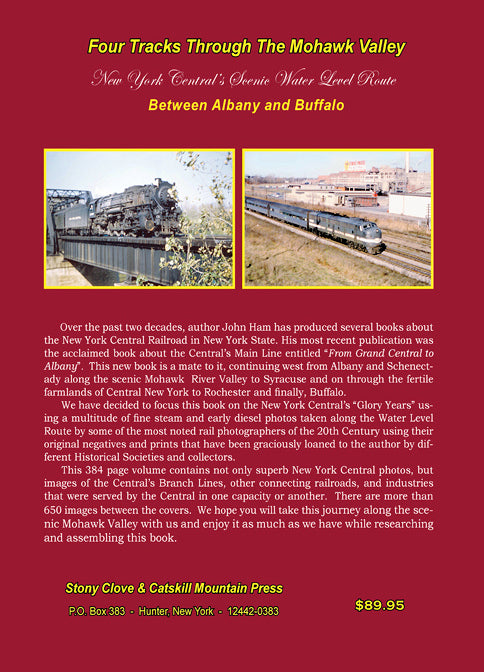 Four Tracks Through the Mohawk Valley Along the Scenic Water Level Route Between Albany and Buffalo