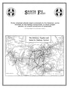 Santa Fe Railway 1950 System Time Table Reprint