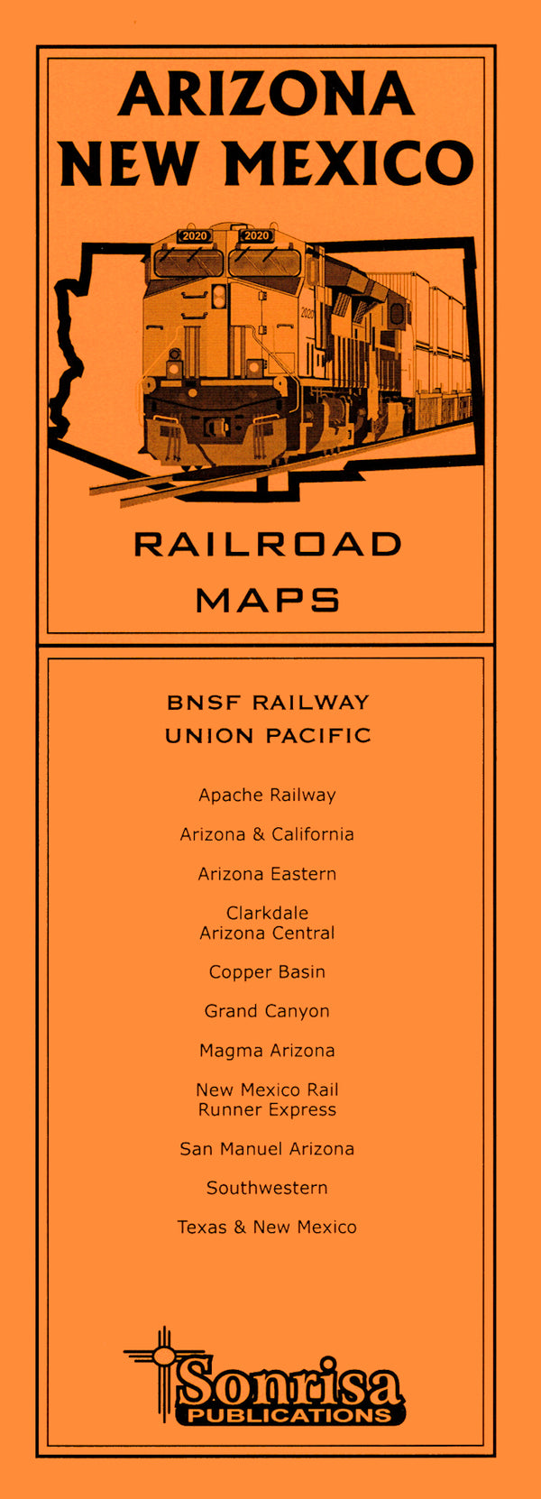 ARIZONA-NEW MEXICO Railroad Maps