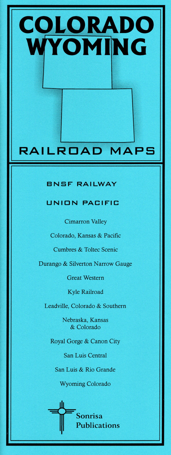 COLORADO-WYOMING Railroad Maps