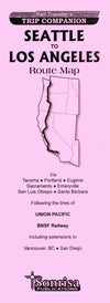AMTRAK Seattle to Los Angeles Route Maps