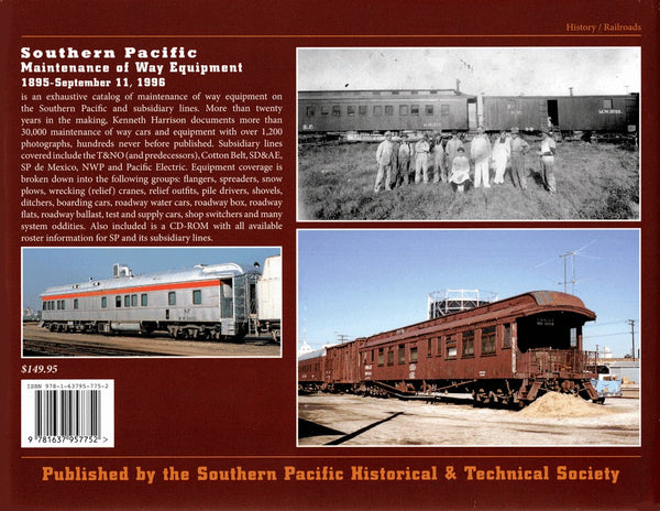 Southern Pacific Maintenance of Way Equipment 1895-September 11, 1996