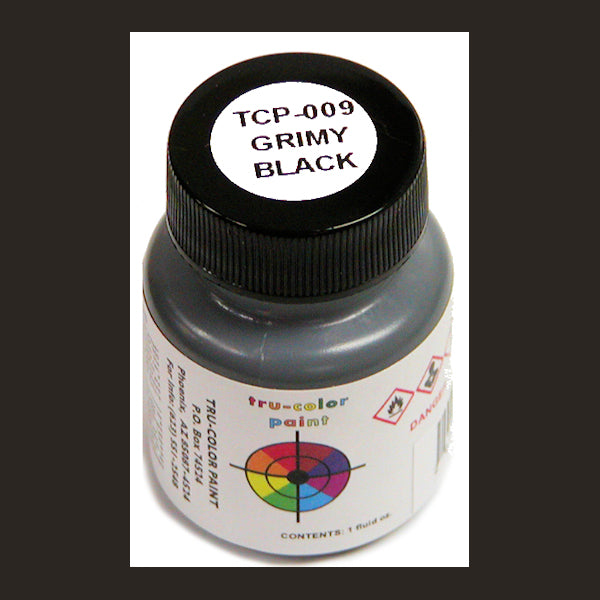 GRIMY BLACK 1 oz. bottle (Airbrush-ready) TCP-009-1