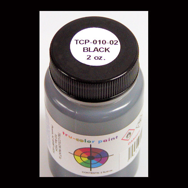 BLACK 2 oz. bottle (Airbrush-ready) TCP-010-2