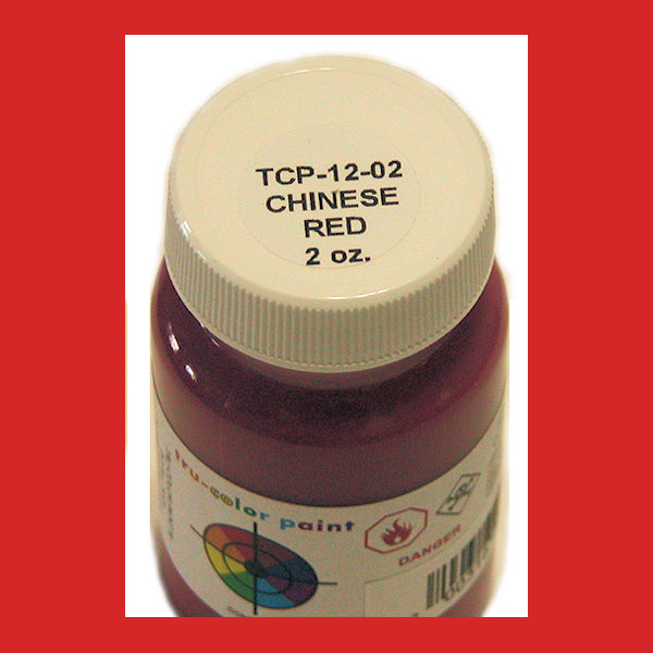 CHINESE RED 2 oz. bottle (Airbrush-ready) TCP-012-2