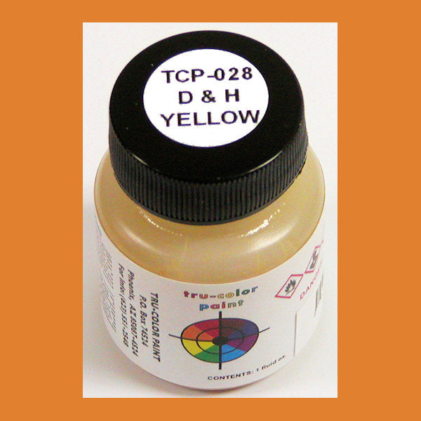 Delaware & Hudson YELLOW 1 oz. bottle (Airbrush-ready) TCP-028-1