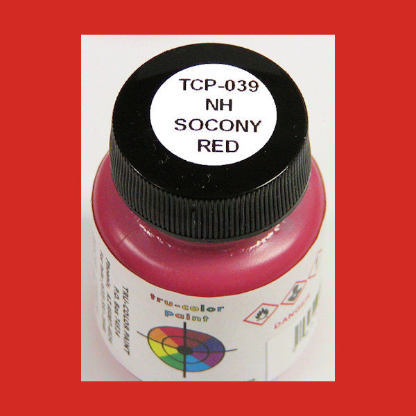 New Haven SOCONY RED 1 oz. bottle (Airbrush-ready) TCP-039-1