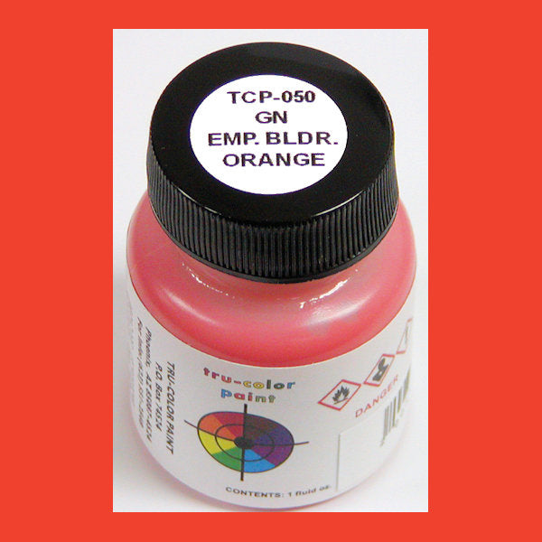 Great Northern EMPIRE BUILDER ORANGE 1 oz. bottle (Airbrush-ready) TCP-050-1