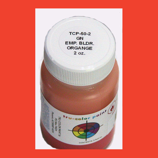 Great Northern EMPIRE BUILDER ORANGE 2 oz. bottle (Airbrush-ready) TCP-050-2