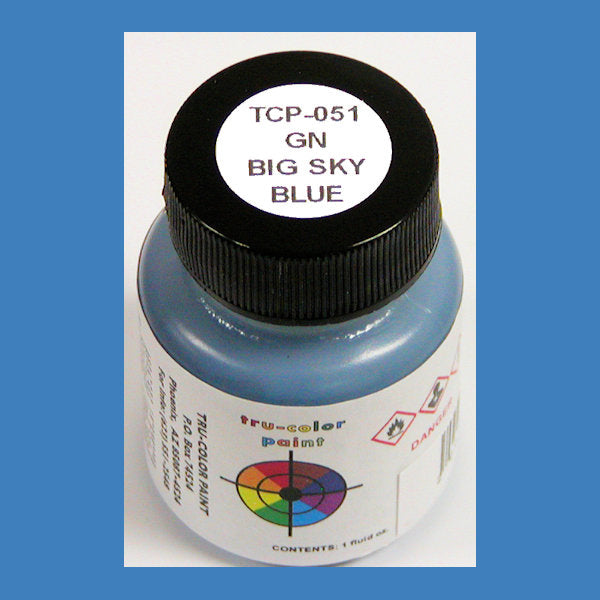 Great Northern BIG SKY BLUE 1 oz. bottle (Airbrush-ready) TCP-051-1
