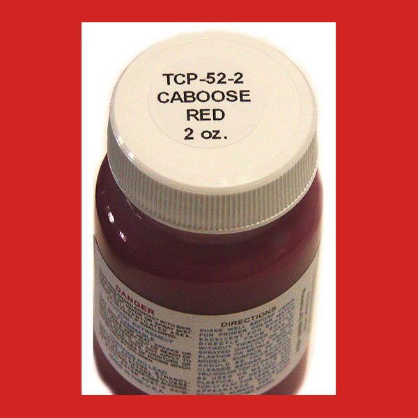 CABOOSE RED 2 oz. bottle (Airbrush-ready) TCP-052-2