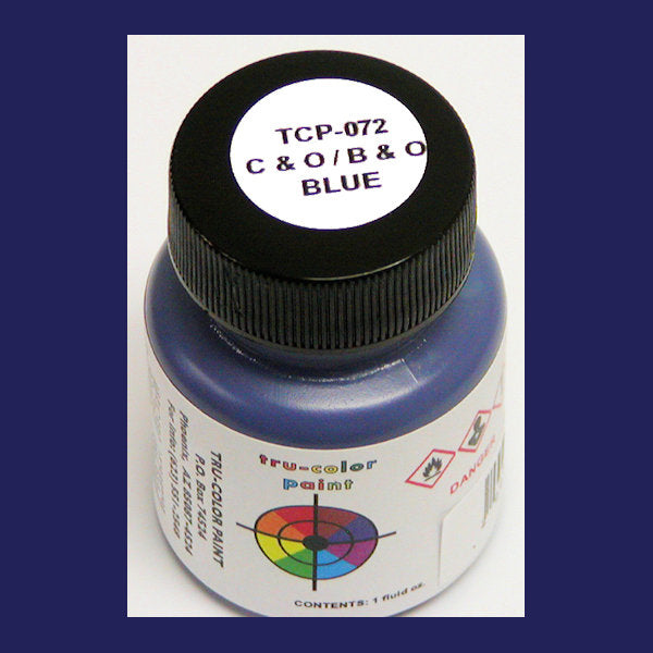 Chesapeake & Ohio and Baltimore & Ohio BLUE 1 oz. bottle (Airbrush-ready) TCP-072-1