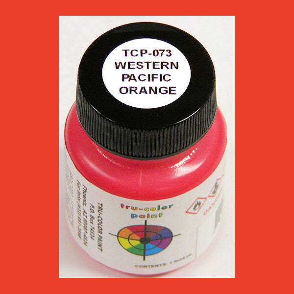 Western Pacific NEW ORANGE 1 oz. bottle (Airbrush-ready) TCP-073-1