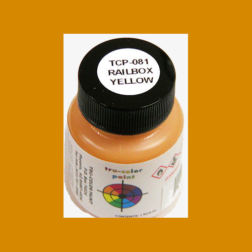 RAILBOX YELLOW 1 oz. bottle (Airbrush-ready) TCP-081-1