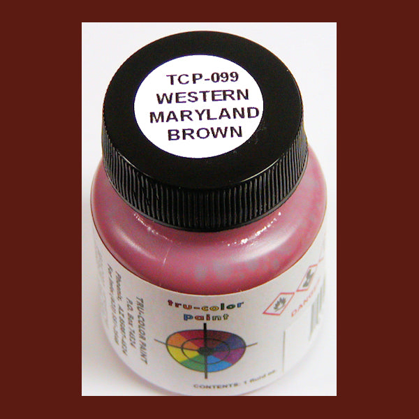 Western Maryland BROWN 1 oz. bottle (Airbrush-ready) TCP-099-1