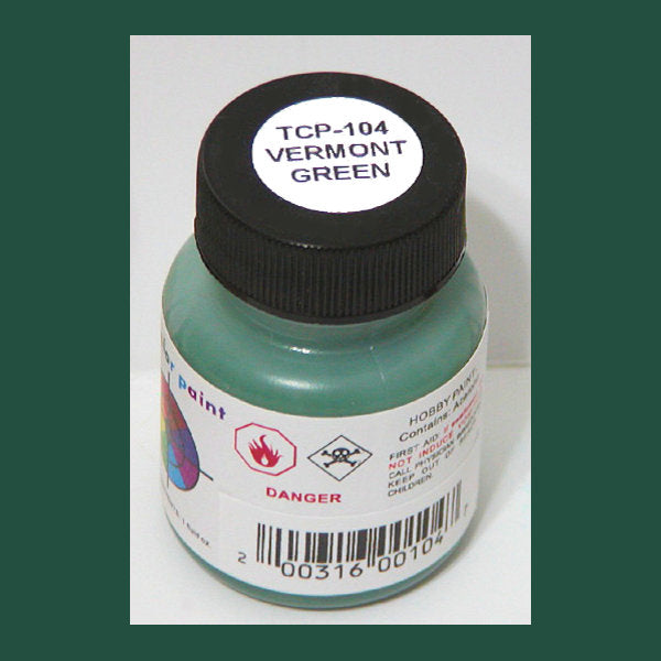 Vermont Railway GREEN 1 oz. bottle (Airbrush-ready) TCP-104-1