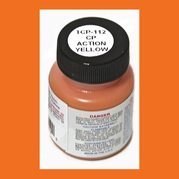 Canadian Pacific ACTION YELLOW 1 oz. bottle (Airbrush-ready) TCP-112-1