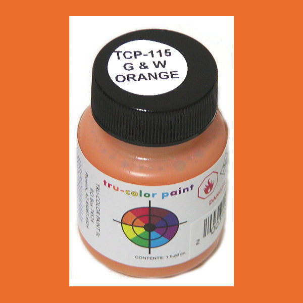 Genesee & Wyoming ORANGE 1 oz. bottle (Airbrush-ready) TCP-115-1