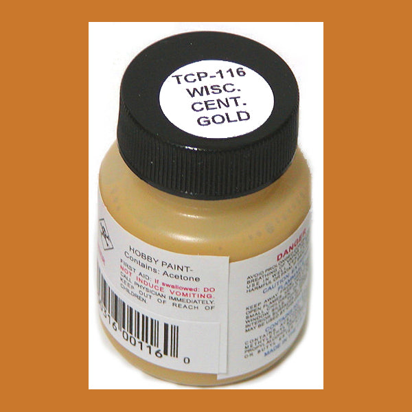Wisconsin Central GOLD 1 oz. bottle (Airbrush-ready) TCP-116-1