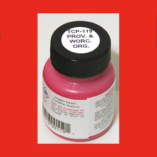 Providence & Worcester ORANGE 1 oz. bottle (Airbrush-ready) TCP-119-1