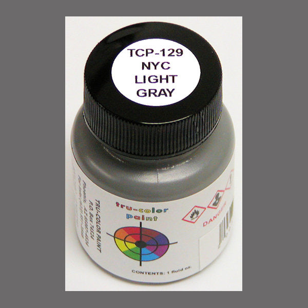 New York Central LIGHT GRAY 1 oz. bottle (Airbrush-ready) TCP-129-1