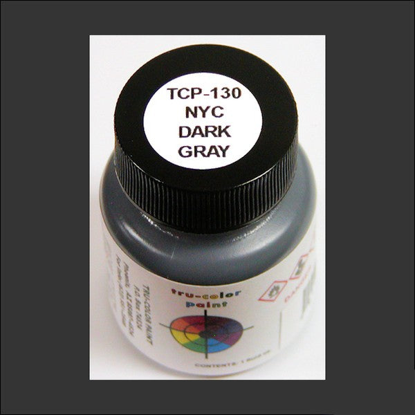 New York Central DARK GRAY 1 oz. bottle (Airbrush-ready) TCP-130-1