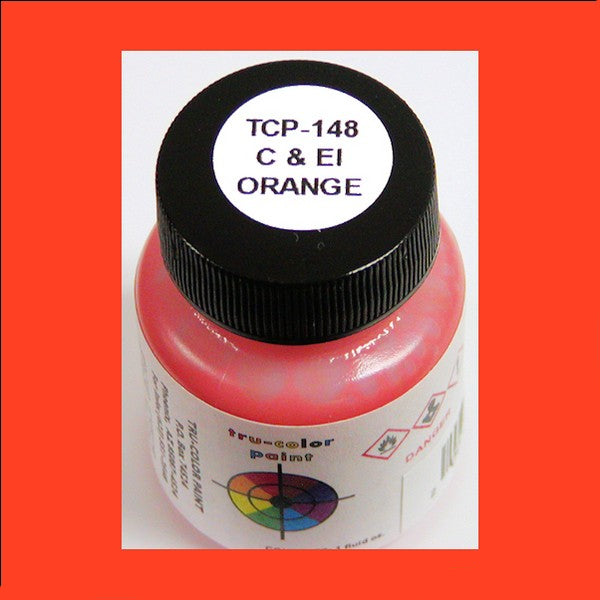 Chicago & Eastern Illinois ORANGE 1 oz. bottle (Airbrush-ready) TCP-148-1