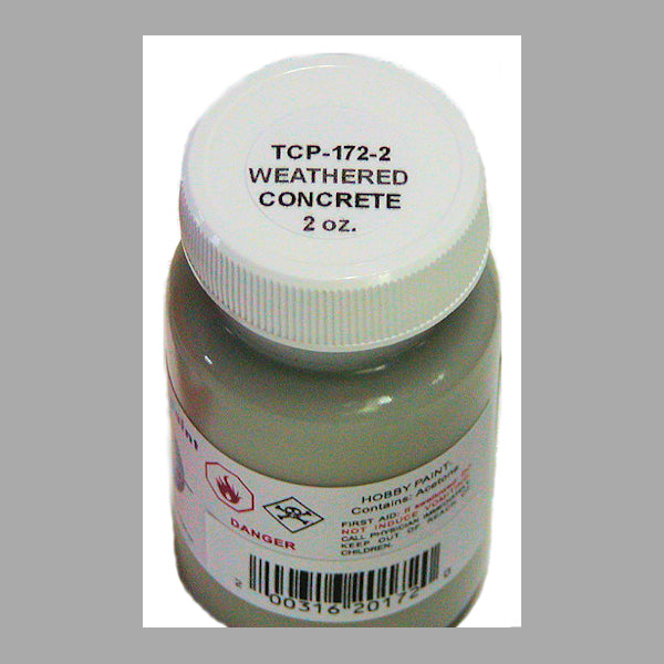 WEATHERED CONCRETE 2 oz. bottle (Airbrush-ready) TCP-172-2
