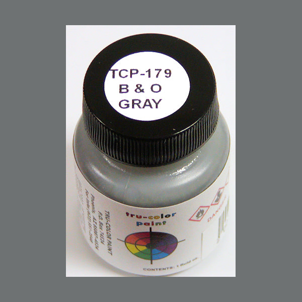 Baltimore & Ohio GRAY 1 oz. bottle (Airbrush-ready) TCP-179-1