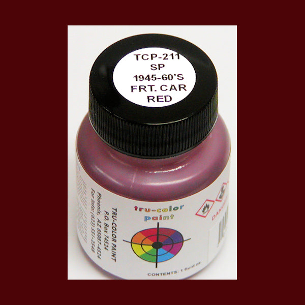 Southern Pacific FREIGHT CAR RED 1945-1960s 1 oz. bottle (Airbrush-ready) TCP-211-1