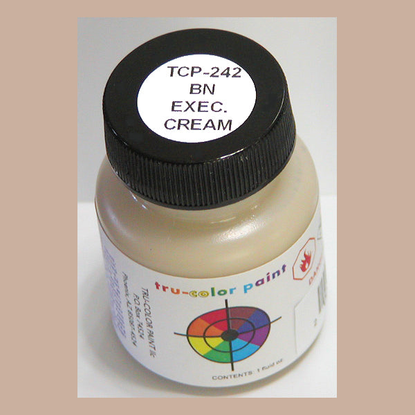 Burlington Northern EXECUTIVE CREAM 1 oz. bottle (Airbrush-ready) TCP-242-1