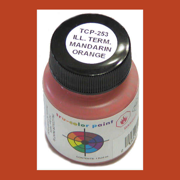 Illinois Terminal MANDARIN ORANGE 1 oz. bottle (Airbrush-ready) TCP-253-1