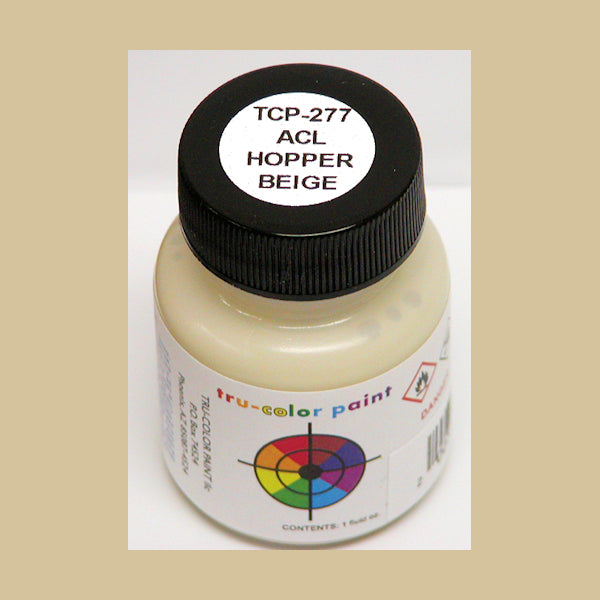Atlantic Coast Line HOPPER CAR BEIGE 1 oz. bottle (Airbrush-ready) TCP-277-1
