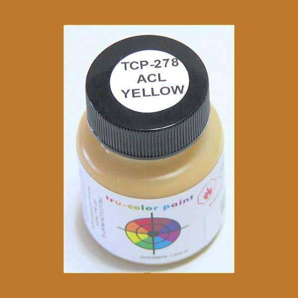 Atlantic Coast Line YELLOW 1 oz. bottle (Airbrush-ready) TCP-278-1