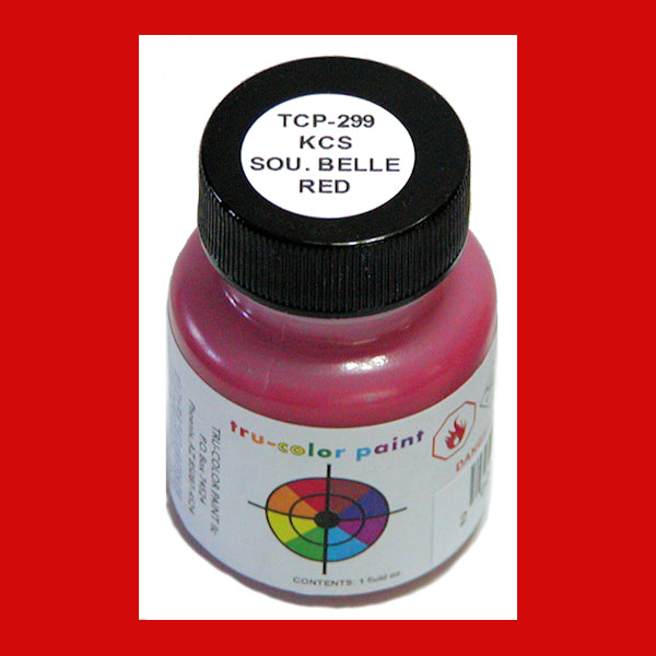 Kansas City SOUTHERN BELLE RED 1 oz. bottle (Airbrush-ready) TCP-299-1