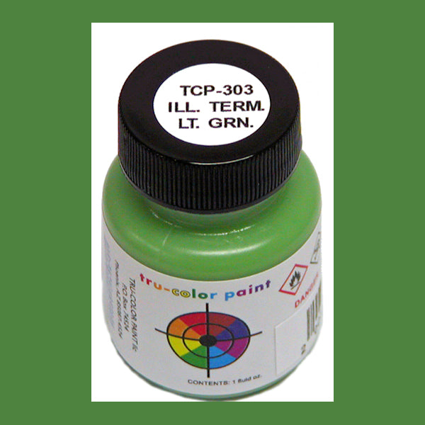 Illinois Terminal LIGHT GREEN 1 oz. bottle (Airbrush-ready) TCP-303-1