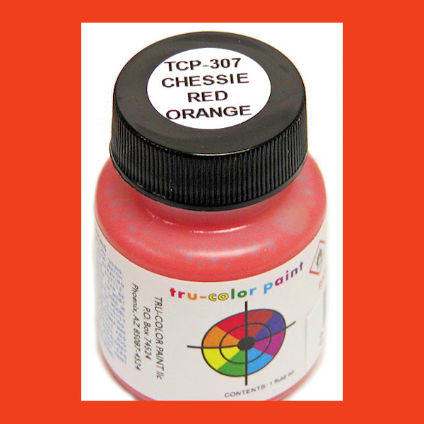 Chessie System RED-ORANGE 1 oz. bottle (Airbrush-ready) TCP-307-1