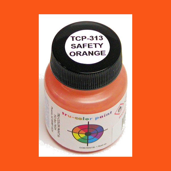 SAFETY ORANGE 1 oz. bottle (Airbrush-ready) TCP-313-1
