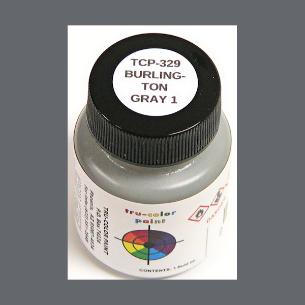 Burlington Route Hopper Car No. 1 GRAY 1 oz. bottle (Airbrush-ready) TCP-329-1