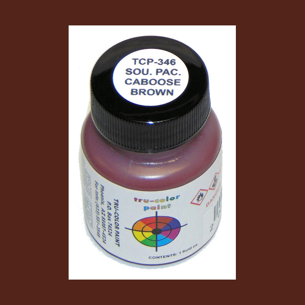 Southern Pacific CABOOSE BROWN 1 oz. bottle (Airbrush-ready) TCP-346-1