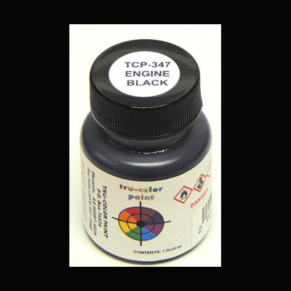 ENGINE BLACK 1 oz. bottle (Airbrush-ready) TCP-347-1