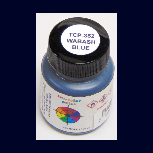 Wabash Railroad BLUE 1 oz. bottle (Airbrush-ready) TCP-352-1