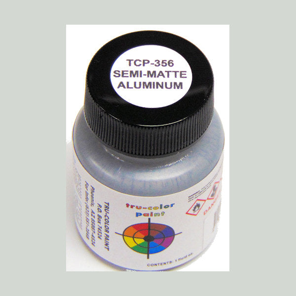 SEMI-MATTE ALUMINUM 1 oz. bottle (Airbrush-ready) TCP-356-1